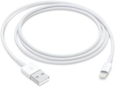 NUKAICHAU Lightning Cable 2 A 1 m DC118(Compatible with All iPhones (5,6,7,8 & X Series) , iPad & iPod, White 2, One Cable)