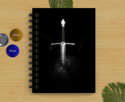 DI-KRAFT Handcrafted Black diary A5 Diary Unruled 160 Pages(Black)