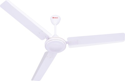 Venus Vector Hi-Speed White 1200 mm 3 Blade Ceiling Fan(White | Pack of 1)