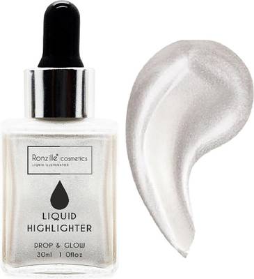 RONZILLE Illuminator Ultra Smooth Shine Waterproof Face And Body Highlighter 3D glow shine for medium to wheatish skin Liquid Highlighter 2 (Diamand Dust) Highlighter  (Diamand Dust)