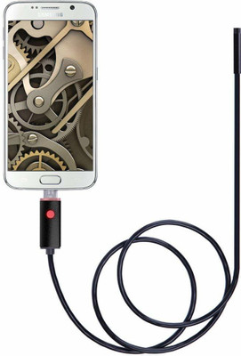 MatLogix Endoscope HD Camera 7 mm Lens 6 LED with 2mtr wire for Android Phone, PC Security Camera(1 Channel)