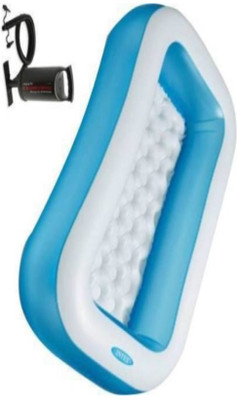 ECOM BHARAT AS2 Inflatable Swimming Pool, Inflatable Toy Pump(Blue)