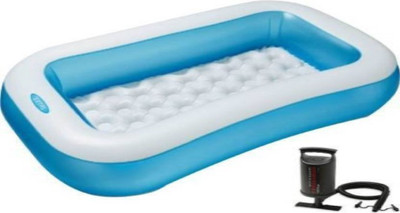 ECOM BHARAT AS9 Inflatable Swimming Pool, Inflatable Toy Pump(Blue)