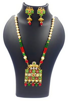 Anujeet Fashion Hub Copper Multicolor Jewellery Set(Pack of 1)