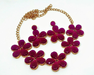 JN Handicraft Alloy Multicolor Jewellery Set(Pack of 1)