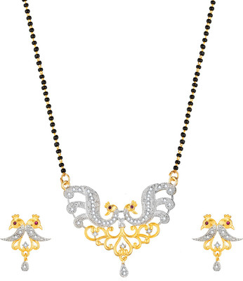 anjni creation Alloy Gold Jewellery Set(Pack of 1)