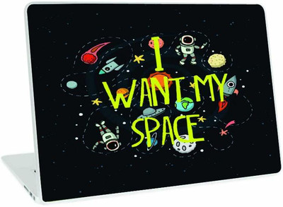 Galaxsia Space D1 Laptop Skin vinyl Laptop Skin Compatible for 15.6 inch(Theme: Illustrations)