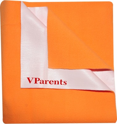 VParents Cotton Baby Bed Protecting Mat(Orange, Small)