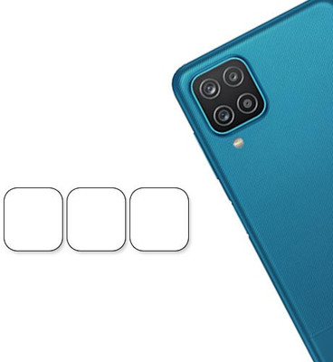 SOMTONE Back Camera Lens Glass Protector for Samsung Galaxy A12(Pack of: 3)