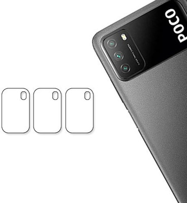 ARBAN Back Camera Lens Glass Protector for Xiaomi Poco M3(Pack of: 3)