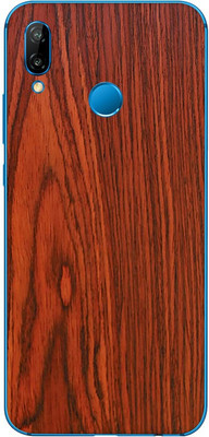 Vcare GadGets Huawei P20 Lite Mobile Skin(Dark Wood)