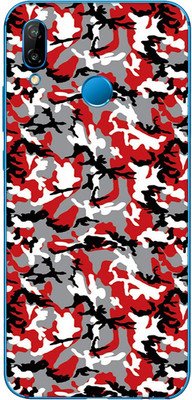 Vcare GadGets Huawei P20 Lite Mobile Skin(Red)