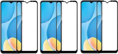 ISAAK Edge To Edge Tempered Glass for OPPO A15s(Pack of 3)