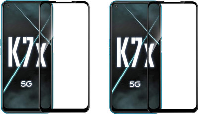 ISAAK Edge To Edge Tempered Glass for Oppo K7X(Pack of 2)