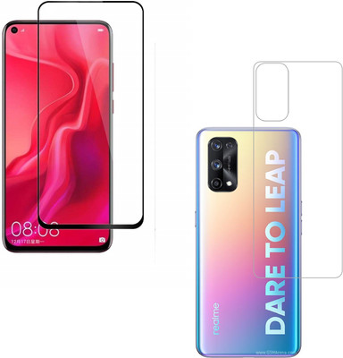 Vatsin Front and Back Tempered Glass for Realme X7 Pro(Pack of 2)