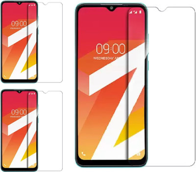 ISAAK Tempered Glass Guard for Lava Z2(Pack of 3)
