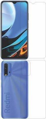 SOLIVAGANT Front and Back Tempered Glass for Redmi 9 Power(Pack of 2)