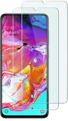 Spinzzy Tempered Glass Guard for Samsung Galaxy A70(Pack of 2)