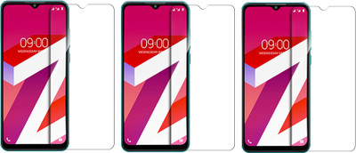 ISAAK Tempered Glass Guard for Lava Z4(Pack of 3)