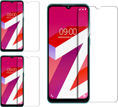 ISAAK Tempered Glass Guard for Lava Z6(Pack of 3)