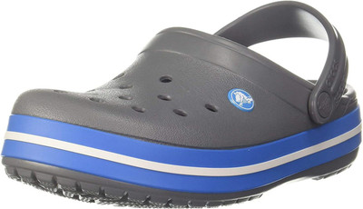 CROCS Crocband Men Clogs(Grey , 6)