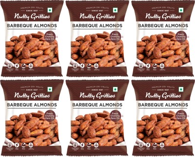 Nutty Gritties Barbeque Almonds - Almonds(6 x 28 g)