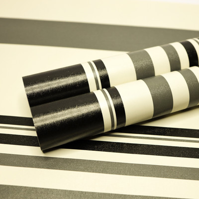 Wolpep 600 cm Off white Stripes Self Adhesive Sticker(Pack of 1)
