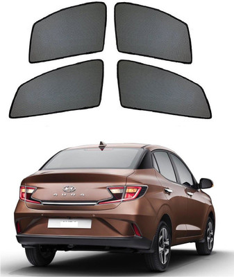 AuTO ADDiCT Side Window Sun Shade For Hyundai(Black)