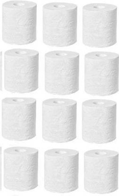 Sheenuu Set of 12 Premium Quality 2 Ply Toilet Paper Soft Roll Toilet Paper Roll Toilet Paper Roll(2 Ply, 2400 Sheets)