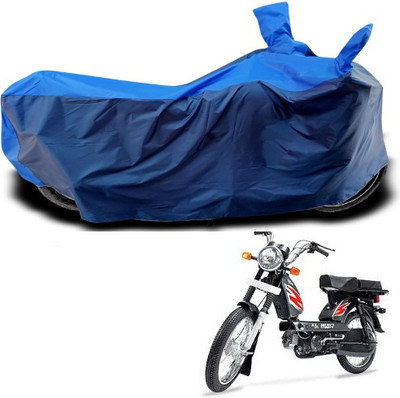 Mdstar Waterproof Two Wheeler Cover for TVS(Heavy Duty Super XL, Blue)