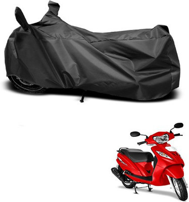 THE REAL ARV Waterproof Two Wheeler Cover for TVS(Wego, Black)