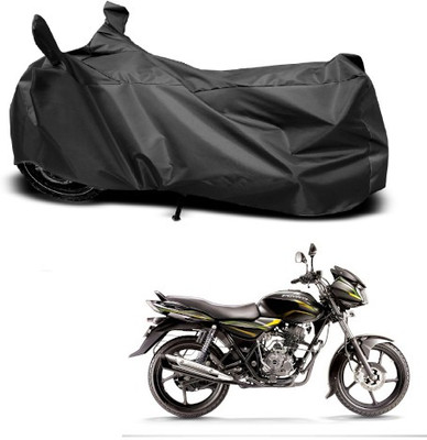 THE REAL ARV Waterproof Two Wheeler Cover for Bajaj(Discover 100 DTS-i, Black)