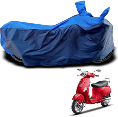 Gavya Waterproof Two Wheeler Cover for Piaggio(Vespa VXL, Blue)