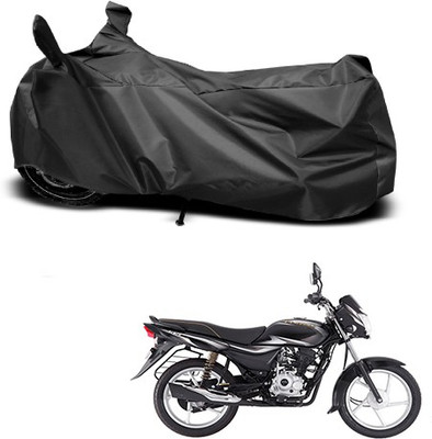 Gavya Waterproof Two Wheeler Cover for Bajaj(Platina 100 DTS-i, Black)