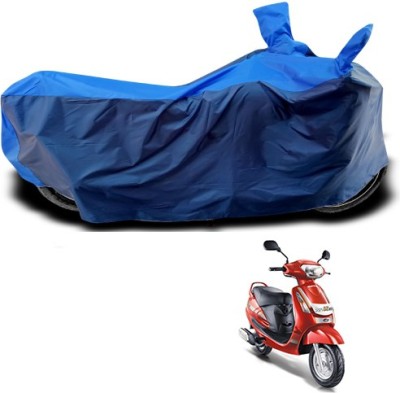 Gavya Waterproof Two Wheeler Cover for Mahindra(Duro DZ, Blue)