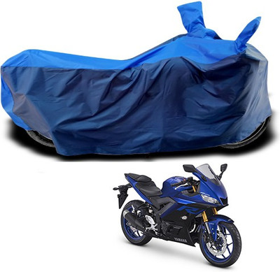 THE REAL ARV Waterproof Two Wheeler Cover for Yamaha(YZF R25, Blue)