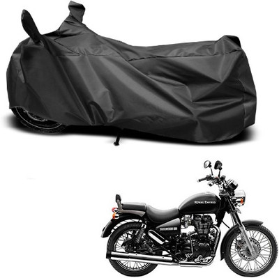 SMDP Two Wheeler Cover for Royal Enfield(Thunderbird 350, Black)