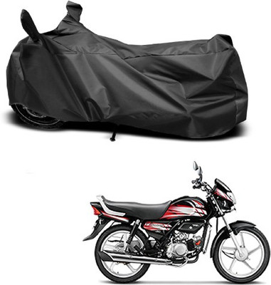 THE REAL ARV Waterproof Two Wheeler Cover for Hero(HF Deluxe, Black)