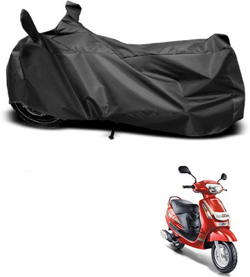 THE REAL ARV Waterproof Two Wheeler Cover for Mahindra(Duro DZ, Black)