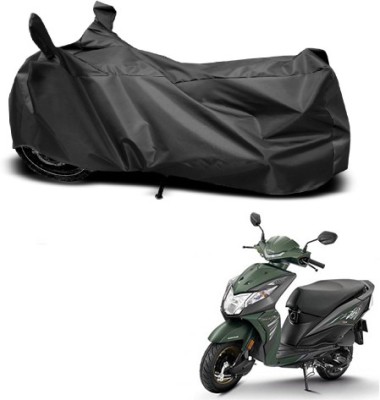 THE REAL ARV Waterproof Two Wheeler Cover for Honda(Dio, Black)