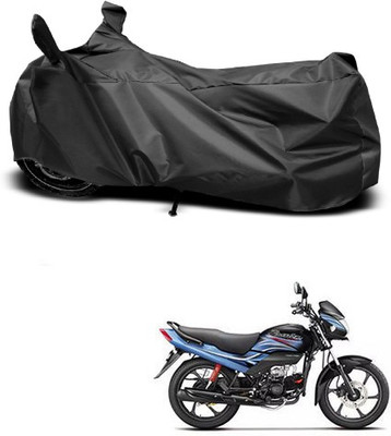 THE REAL ARV Waterproof Two Wheeler Cover for Hero(Passion Plus, Black)