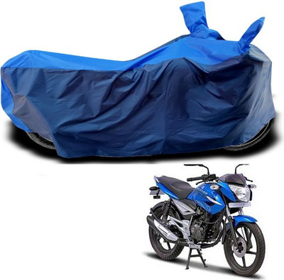 Mdstar Waterproof Two Wheeler Cover for Bajaj(XCD 125cc, Blue)
