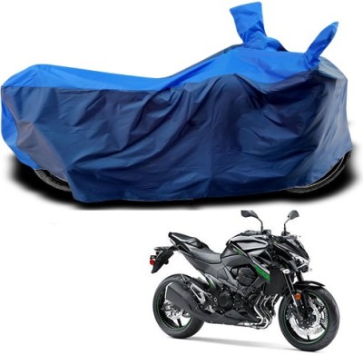 MMSSTAR Waterproof Two Wheeler Cover for Kawasaki(Z800, Blue)