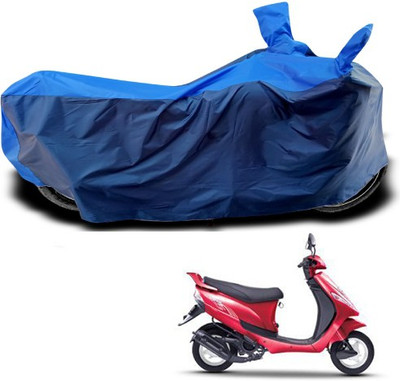 Gavya Waterproof Two Wheeler Cover for Mahindra(Kine, Blue)