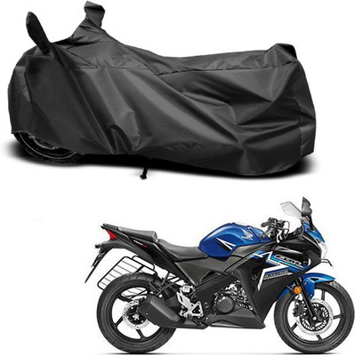 DeepShakshi AUTOMOTIVE Two Wheeler Cover for Honda(CBR 150R, Black)