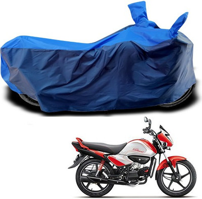 THE REAL ARV Waterproof Two Wheeler Cover for Hero(Splendor I Smart, Blue)