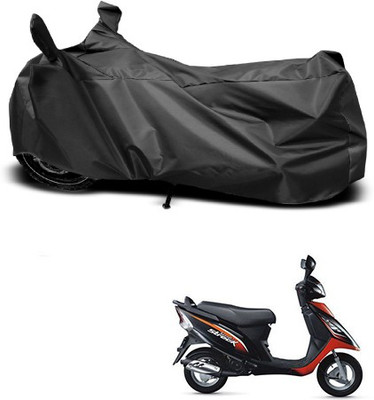 THE REAL ARV Waterproof Two Wheeler Cover for TVS(Streek, Black)