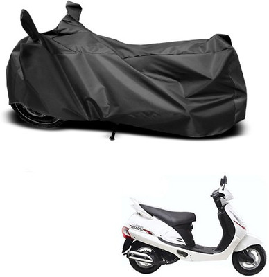 Gavya Waterproof Two Wheeler Cover for Mahindra(Duro, Black)