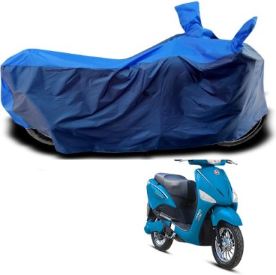 Mdstar Waterproof Two Wheeler Cover for Hero(Electric, Blue)