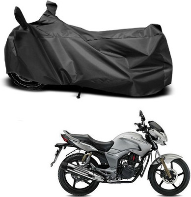 THE REAL ARV Waterproof Two Wheeler Cover for Hero(Hunk, Black)